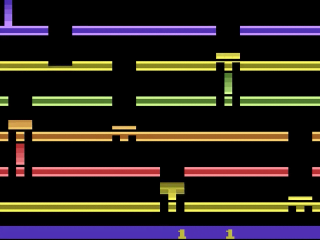Infiltrate title screen for Atari 2600